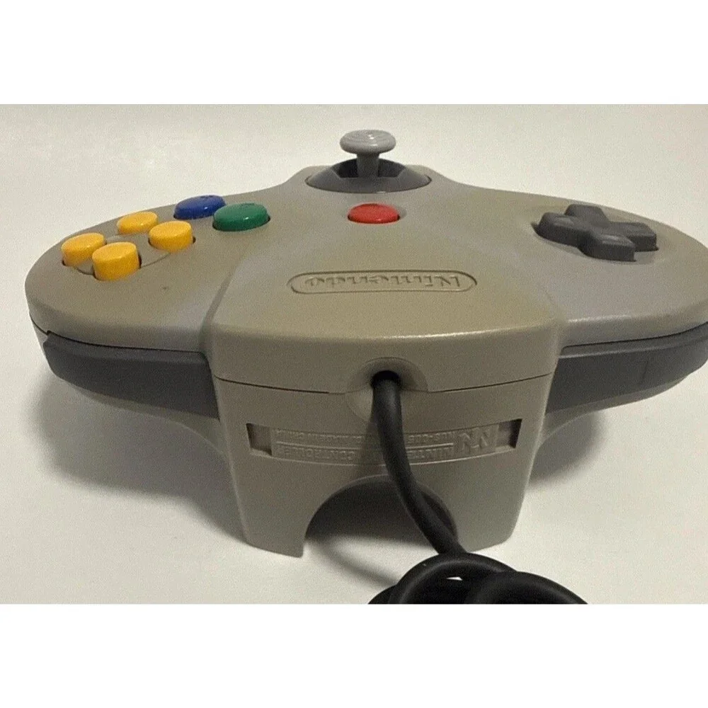 Nintendo 64 Solid Gray Controller NUS-005 Official N64 OEM Tested TIGHT STICK
